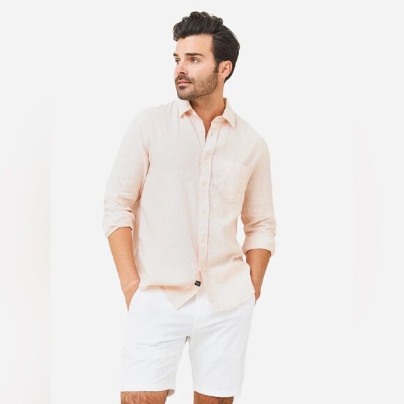 NWT Rails Wyatt Men’s Relaxed Fit Cotton Button Down Shirt in Ebi size XXL - Picture 5 of 12